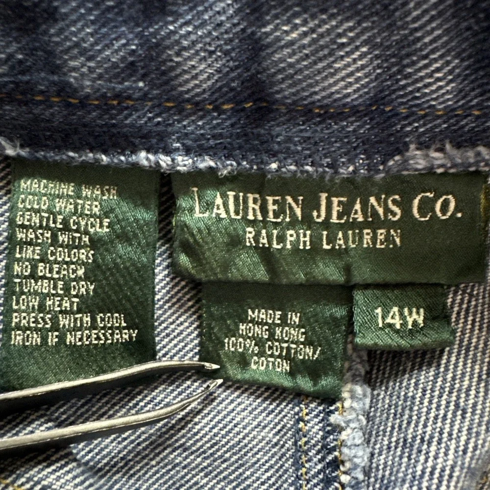 Vintage Lauren Ralph Lauren Jeans Womens Size 14W (32x29) Straight High Rise Mom